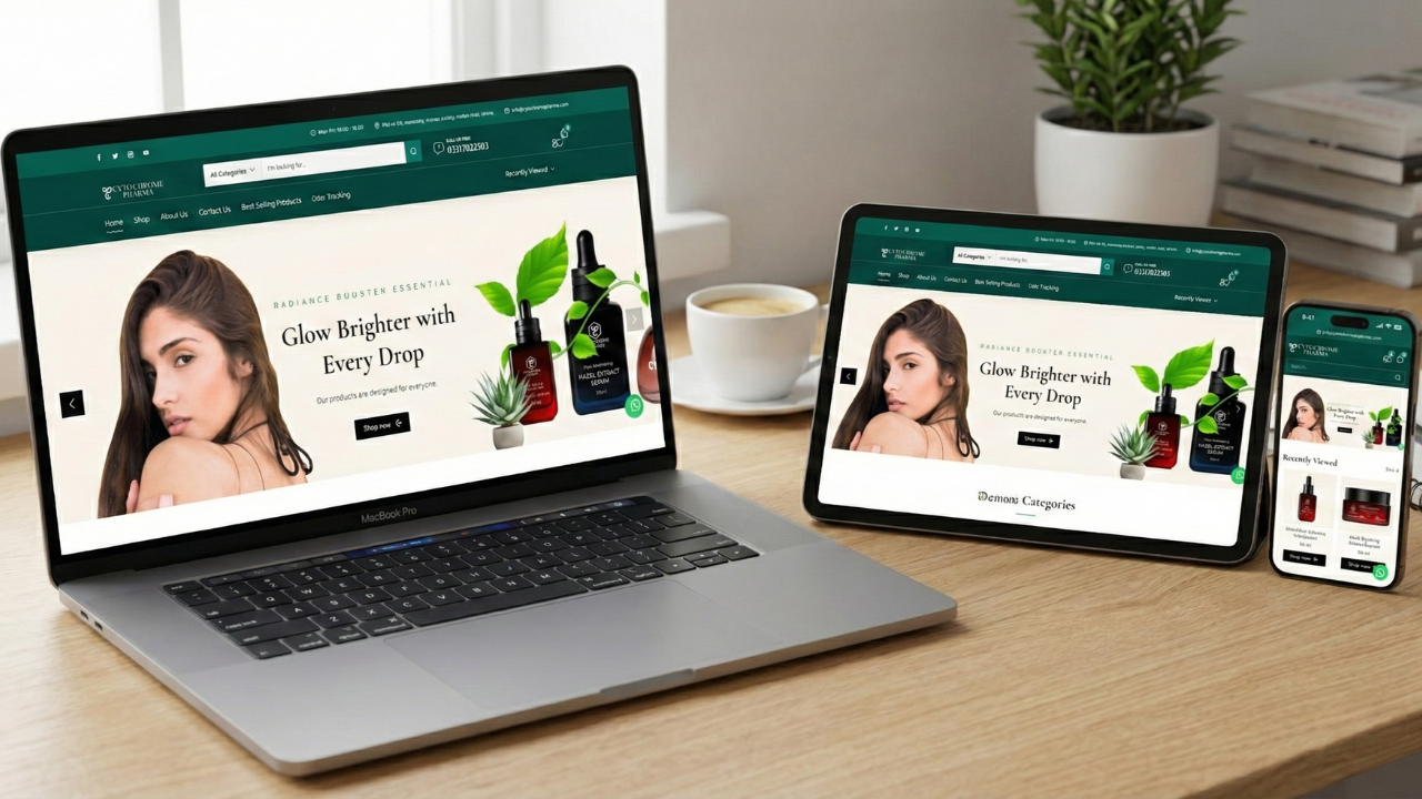 CytoChrome Pharma Website